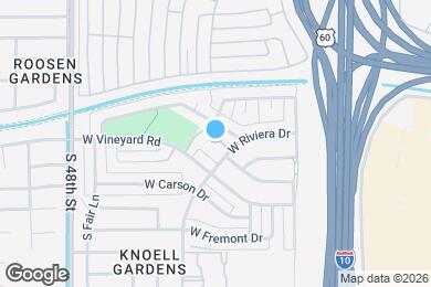 Map image of the property - 2349 W Garden Dr