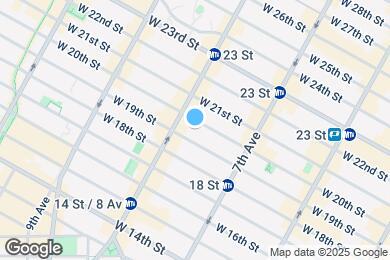 Map image of the property - 257 W 19th St
