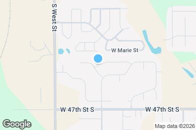 Map image of the property - 3606 W 45th St S