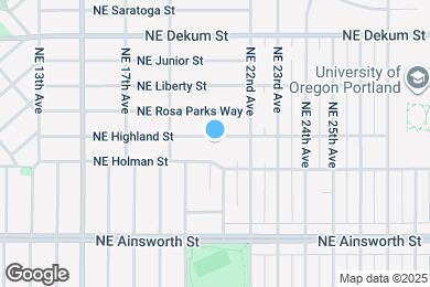 Map image of the property - 2024 NE Highland St