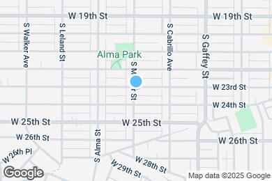 Map image of the property - 893 W 23rd St