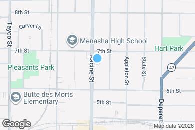 Map image of the property - 637 Racine St