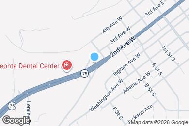 Map image of the property - 406 2nd Ave W