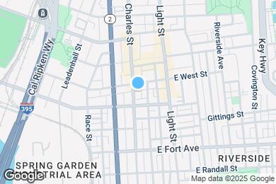 Map image of the property - 1211 S Charles St