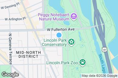 Map image of the property - 2328 N Lincoln Park W