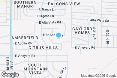 Map image of the property - 1921 E St Anne Ave