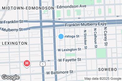Map image of the property - 245 N Bruce St