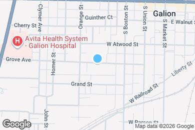 Map image of the property - 371 Grove Ave