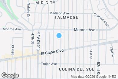 Map image of the property - 4450 49th St