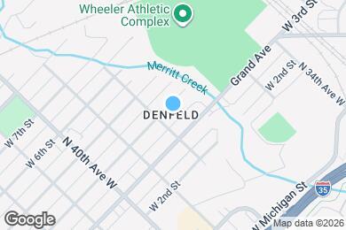 Map image of the property - 3728 W 4th St