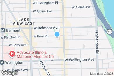 Map image of the property - 623 W Briar Pl