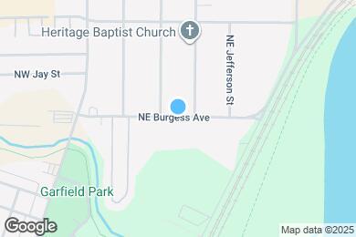 Map image of the property - 311 NE Burgess St