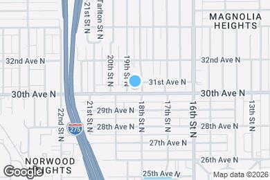 Map image of the property - 1821 30th Ave N