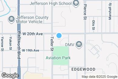 Map image of the property - 7110 W 20th Ave