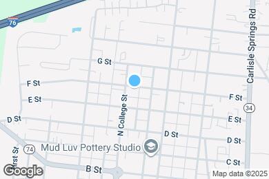 Map image of the property - 262 F St