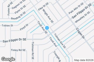 Map image of the property - 2867 Tivoli Ave SE