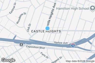 Map image of the property - 3300 Castle Heights Ave
