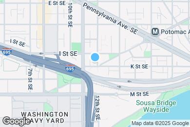 Map image of the property - 1130 K St SE