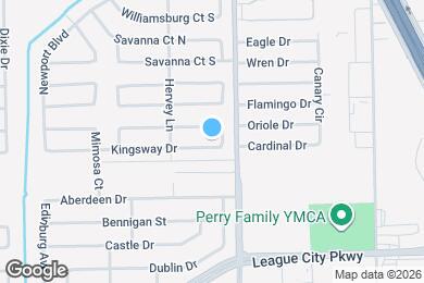 Map image of the property - 2004 Kingsway Dr