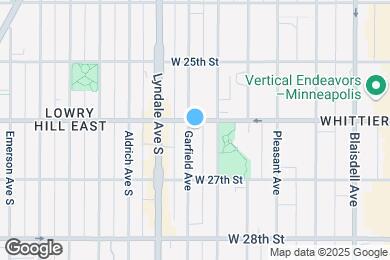 Map image of the property - 2601 Garfield Ave