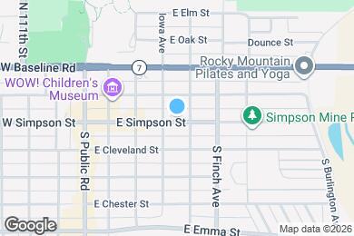 Map image of the property - 405-407 E. Simpson Street