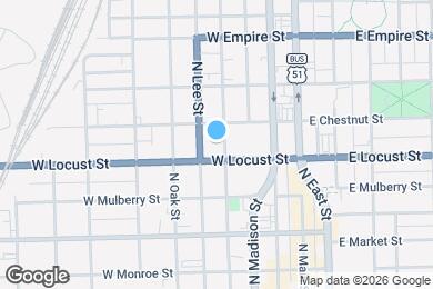 Map image of the property - 704 N Roosevelt Ave