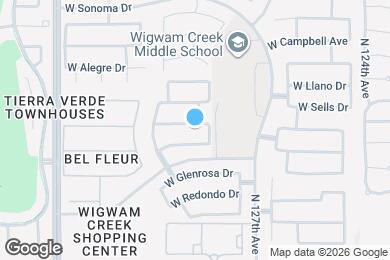 Map image of the property - 12823 W Modesto Dr