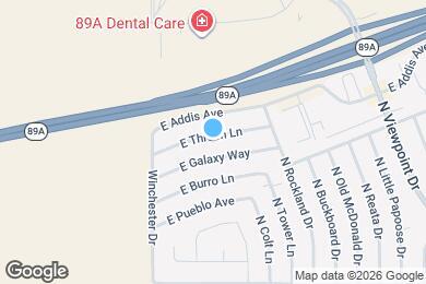 Map image of the property - 7131 E Thrush Ln