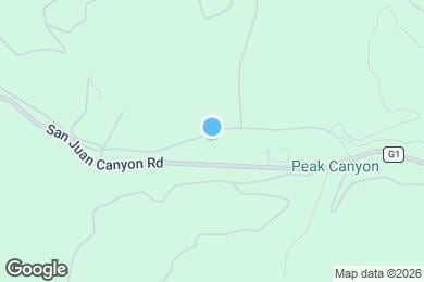 Map image of the property - 3854 San Juan Canyon Rd