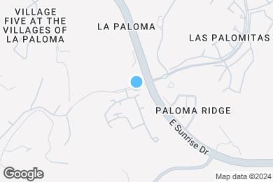 Map image of the property - The Legends at La Paloma