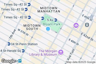 Map image of the property - 32 W 40th St