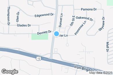Map image of the property - 1025 Briar Ln