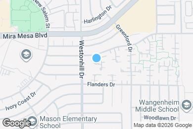 Map image of the property - 10565 Caminito Flores