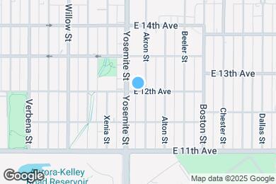 Map image of the property - 8960 E 12th Ave