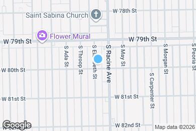 Map image of the property - 7955 S Elizabeth St