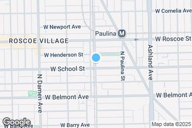 Map image of the property - 3311 N Ravenswood Ave