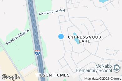 Map image of the property - 20115 Cypresswood Glen