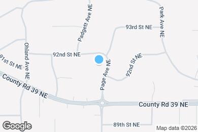 Map image of the property - 9149 Page Ave NE