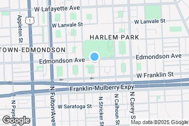 Map image of the property - 1509 Edmondson Ave