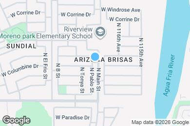 Map image of the property - 12519 N Pablo St