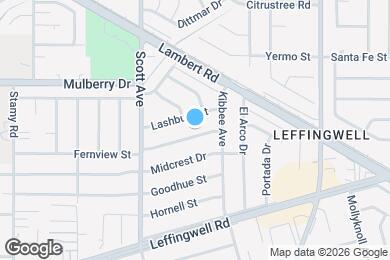 Map image of the property - 15521 Fernview St