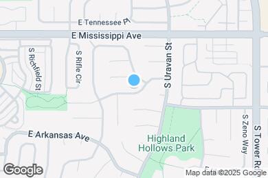 Map image of the property - 17755 E Arizona Ave