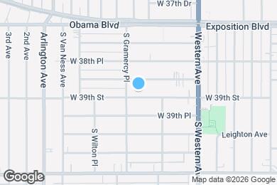 Map image of the property - 1745 W 39th St