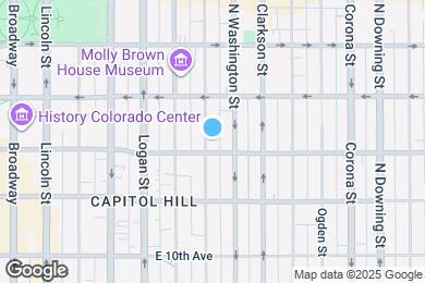 Map image of the property - 1214 N Pearl St