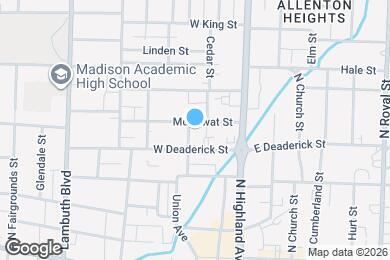 Map image of the property - 218 Clay St