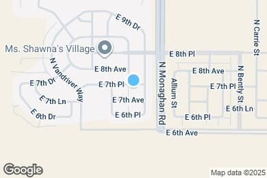Map image of the property - 27932 E 7th Pl