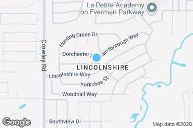 Map image of the property - 1701 Gainsborough Way