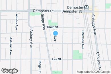 Map image of the property - 1137 Oak Ave