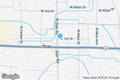 Map image of the property - 11161 W 1st St