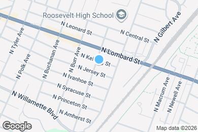 Map image of the property - 7420 N Alma Ave